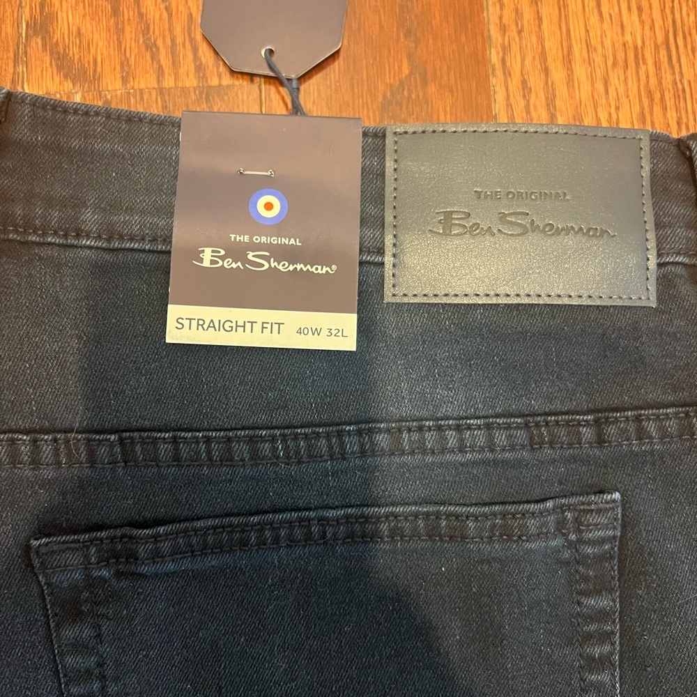 Dark blue jeans